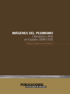 cover image of Imágenes del pesimismo